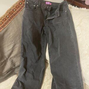 Edikted Women's Black and Grey Jeans